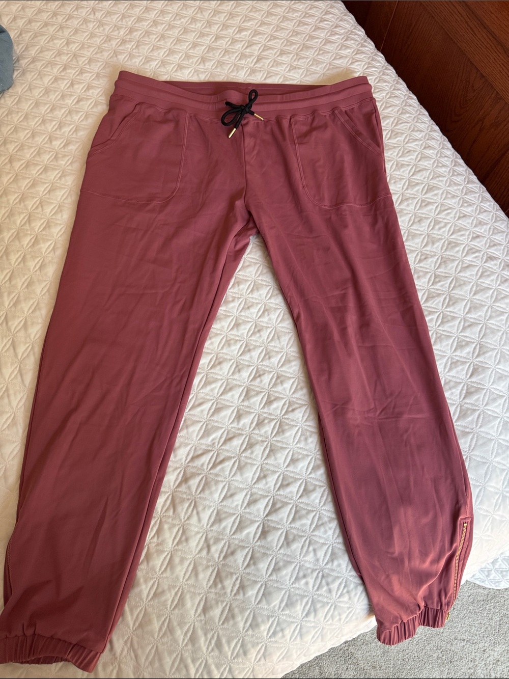 Zyia Active Mulberry Peak Zipper Joggers 25" Inseam | XXXL never worn
